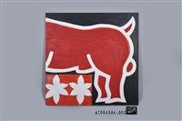 藏品(孤挺花山豬油畫-2)的圖片